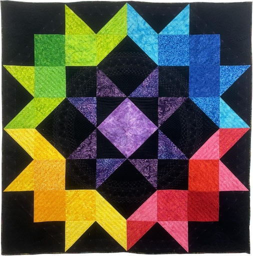 [PP-BatikStarBurst] Batik Star Burst Quilt Kit