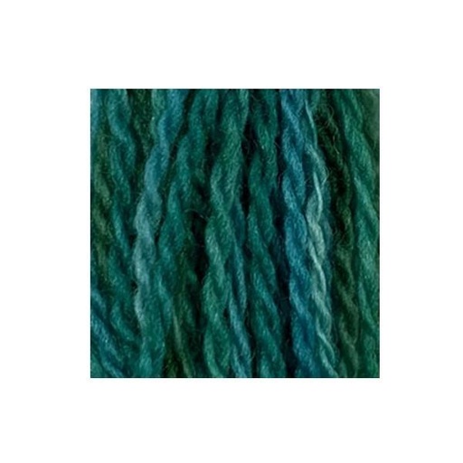 [VI-W301] Merino Variegated Wool Thread, Deep Waters, Size 15