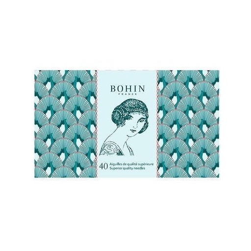 [MOD-98802] Bohin Needle Book, 40Ct, Blue Solange