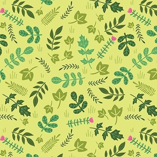 [SEF-7532-66] Let It Grow Green Herbs by Mel Matthews for Studio E Fabrics 