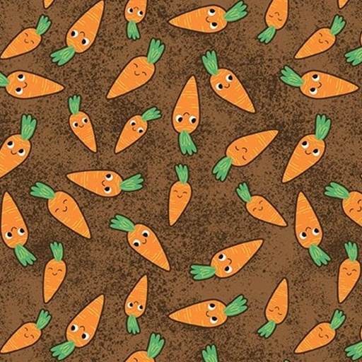 [SEF-7522-33] Let It Grow Carrots By Mel Matthews For Studio E Fabrics