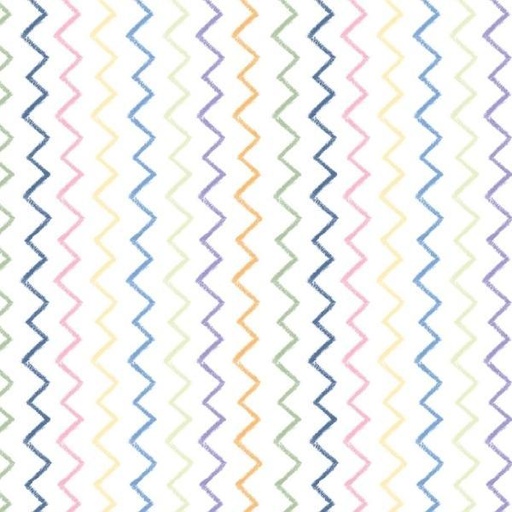 [PB-05330-MU] Sweet Spring Sketchy Chevron By Debbie Monson For P&B Textiles 