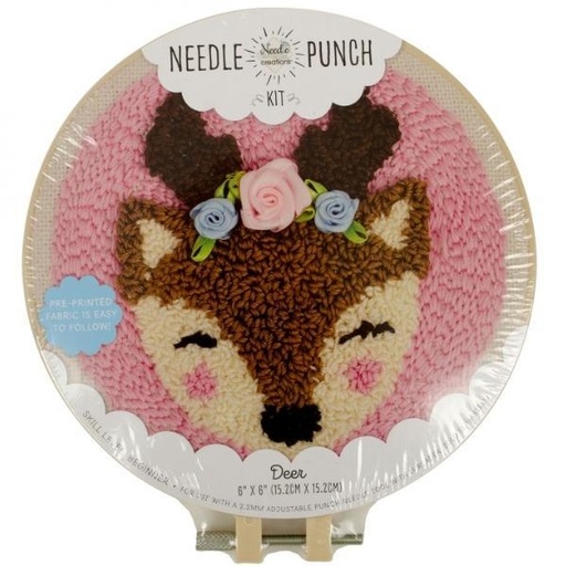 [NC-PNND-DEER] 6 Inch Punch Needle Deer