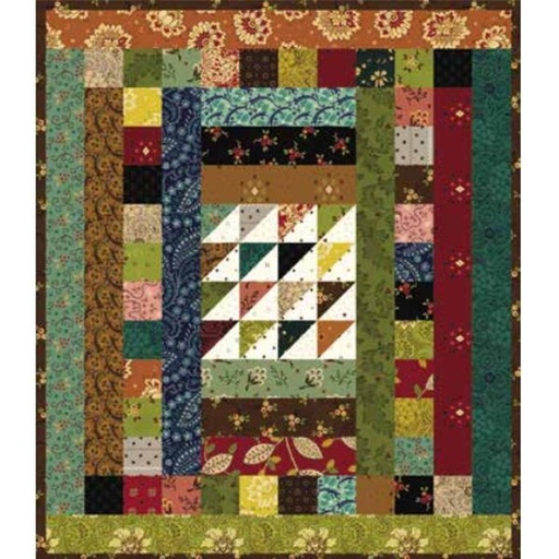 [PP-TuckedAwayKit] Tucked Away Mini Quilt Kit From Kim Diehl Simple Whatnots