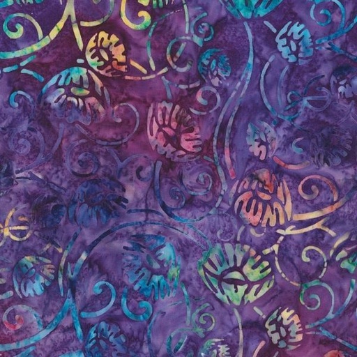 [KAF-22482-220] Artisan Batiks: Graceful Pansy By Lunn Studios For Robert Kaufman Fabrics 