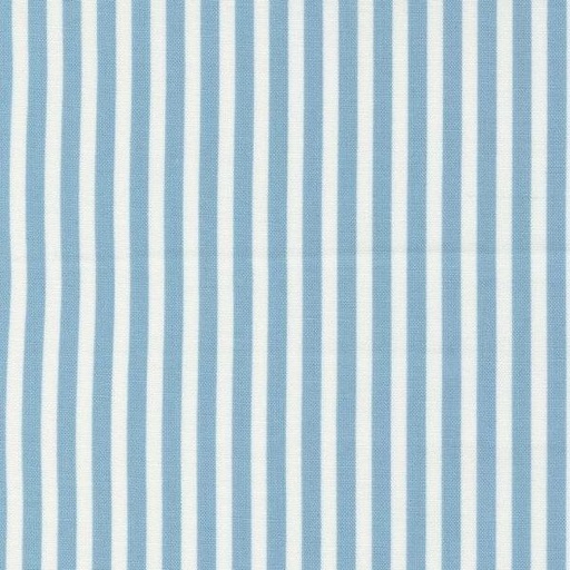 [MOD-55305-12] Shoreline Simple Stripe Light Blue By Camille Roskelley For Moda Fabrics 