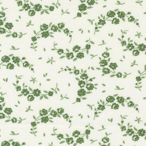 [MOD-55308-25] Shoreline Summer Floral Green By Camille Roskelley For Moda Fabrics