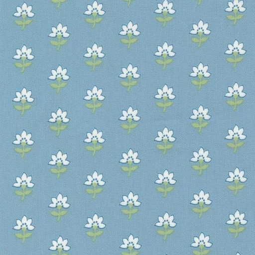 [MOD-55301-12] Shoreline Coastal Florals Light Blue By Camille Roskelley For Moda Fabrics