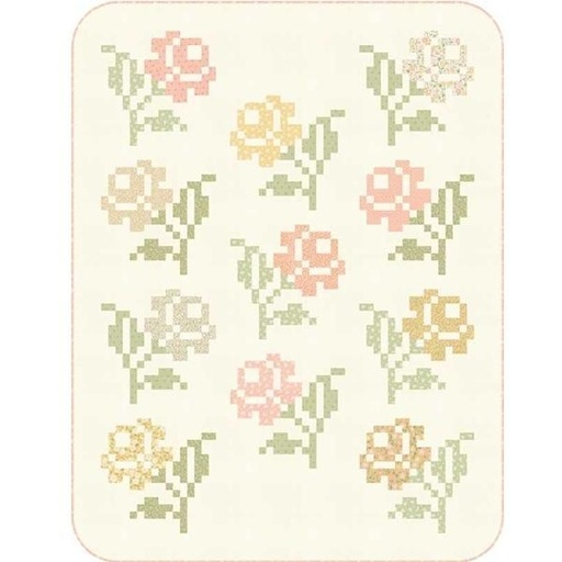 [MOD-KIT-31730] Flower Girl Quilt Kit By Heather Briggs Of My Sew Quilty Life For Moda Fabrics