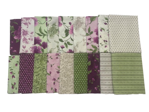 [pp-FlowerhouseFQBun] Flowerhouse Camille Fat Quarter Bundle From Robert Kaufman