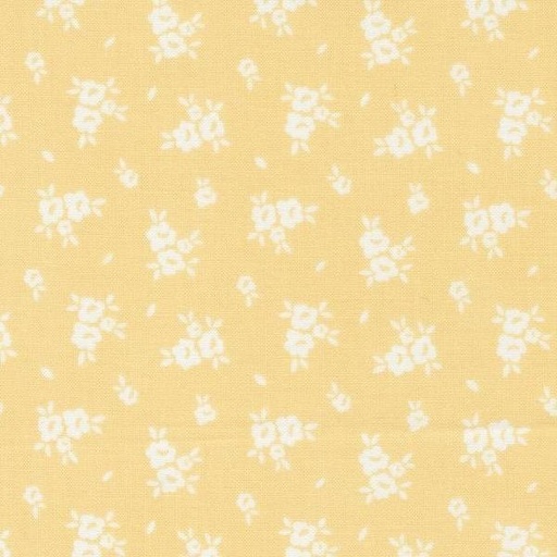 [MOD-31734-14] Flower Girl Blooms Small Floral Buttermilk By My Sew Quilty Life For Moda Fabrics