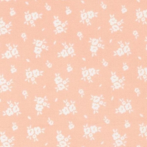 [MOD-31734-16] Flower Girl Blooms Small Floral Blush By My Sew Quilty Life For Moda Fabrics