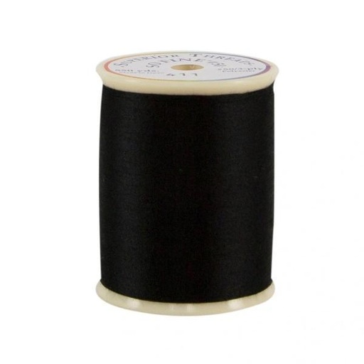 [SUP-116-01-411] So Fine Polyester Thread 3-Ply 50Wt 550Yds Black