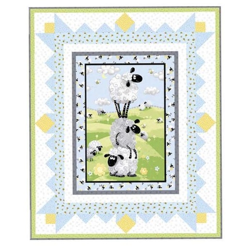 [PP-AllIWantEweKit] All I Want Is Ewe Quilt Kit Featuring Susybee From Clothworks