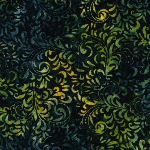 [RB-BTHH-1064] Expressions Batiks Tjaps Leafy Blue Green From Riley Blake Designs 