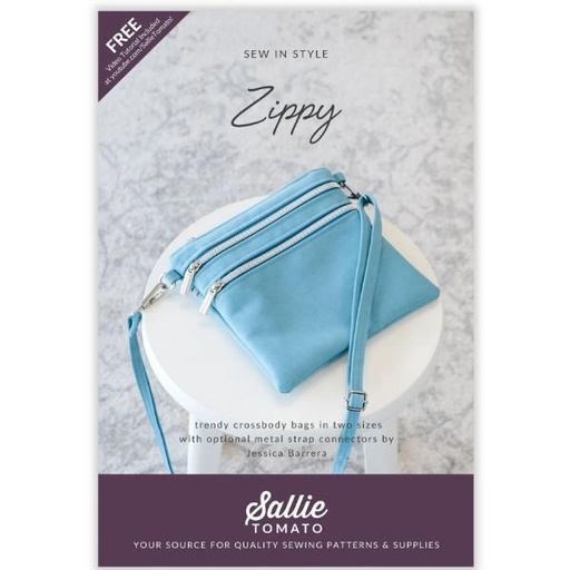 [STO-LST-106] Zippy Purse Pattern By Jessica Barrera For Sallie Tomato