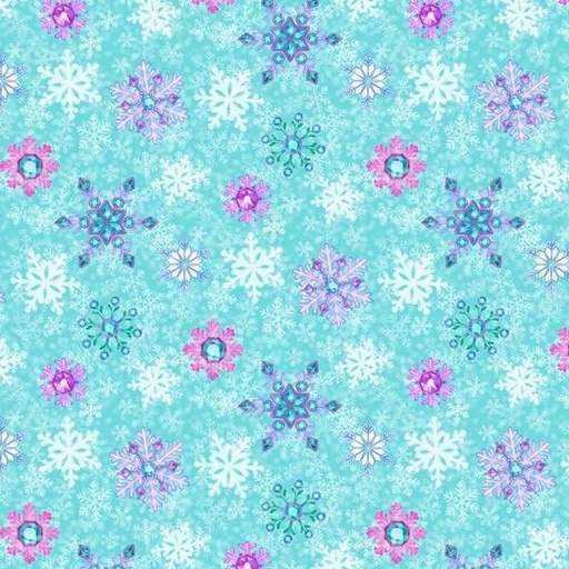 [NOR-26971-64] Merry and Bright Snowflakes by Michael Zindell for Northcott Fabrics