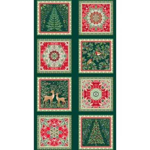 [AND-031-1] Enchanted Christmas Block Panel