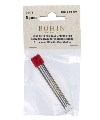 [BOH-91475] Chalk Pencil Refill Extra Fine Gray From Bohin