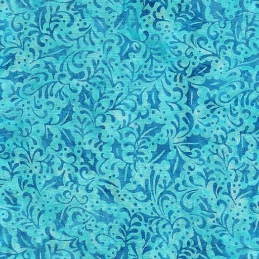 [IB-1223-32950] Peppermint Sprinkles Batik Holly Teal Cerulean From Island Batik 