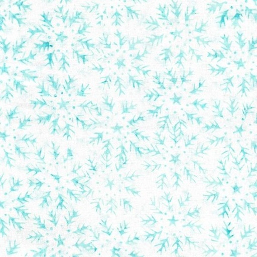 [IB-12232-8001] Peppermint Sprinkles Batik Snowflake Circles Neutral Snow From Island Batik 