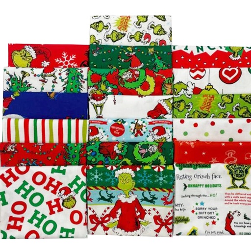 [PP-GrinchmasBundle] Grinch Fat Quarter Bundle