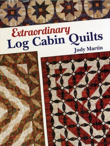 [QR-CG444] Extraordinary Log Cabin Quilt By Judy Martin