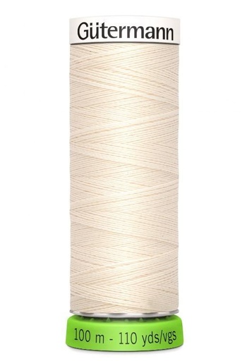 [GUT-RPET-802] Sew-All Polyester All Purpose Thread 100M/110Yds Eggshell