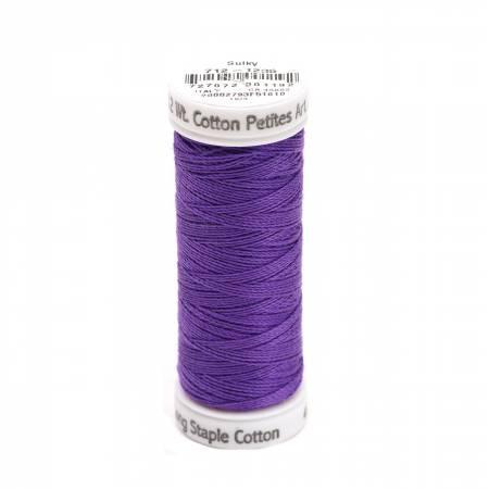 [SULK-712-1235] Sulky Petites Deep Purple Cotton Thread 12 Wt