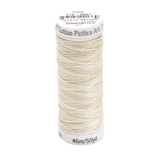 [SULK-712-4001] Sulky Petites Parchment Cotton Thread 12 Wt.