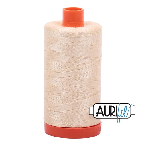 [MK-50-2123] Aurifil 50 Wt. Thread - Butter 2123