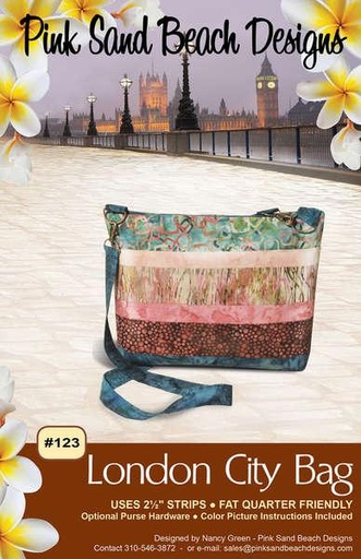 [PSB-123] London City Bag Pattern from Pink Sand Beach Designs