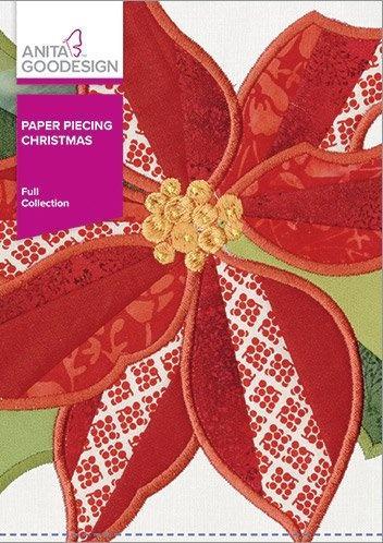 [AG-261AGHD] Paper Piecing Christmas Machine Embroidery Designs From Anita Goodesign