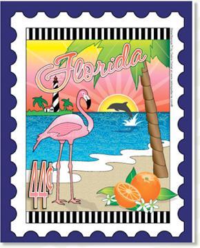 [ZEB-80035M] State Stamp: Florida