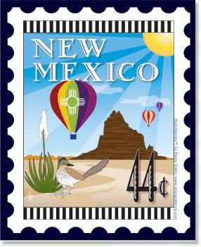 [ZEB-80042M] State Stamp: New Mexico