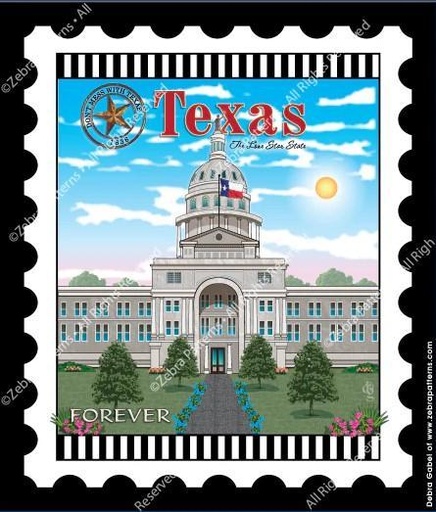 [ZEB-80031M] State Stamp: Texas