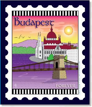 [ZEB-80088M] International City Stamp: Budapest