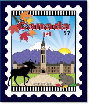 [ZEB-80051M] Nation Stamp: Canada