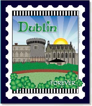 [ZEB-80094M] International City Stamp: Dublin