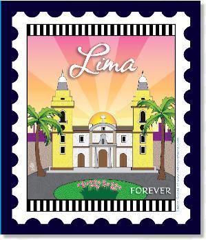 [ZEB-80101M] International City Stamp: Lima