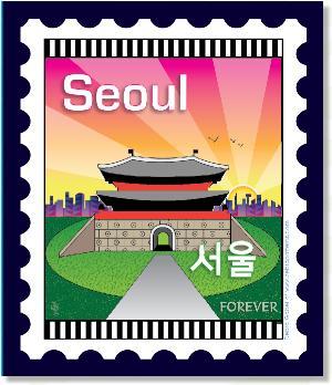 [ZEB-80115M] International City Stamp: Seoul