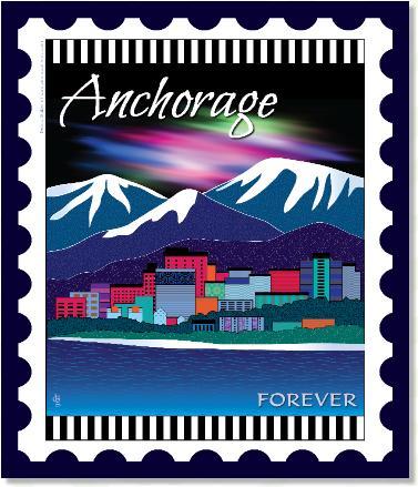 [ZEB-81173M] City Stamp: Anchorage