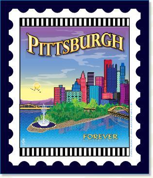 [ZEB-80146M] City Stamp: Pittsburgh