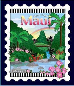 [ZEB-11111M] City Stamp: Maui