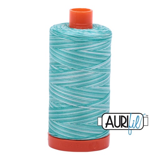 [MK-50-4654] Aurifil 50 wt. Thread - Sea Mist Variegated 4654