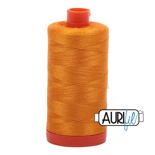 [MK-50-2145] Aurifil 50 Wt. Thread - Yellow Orange 2145