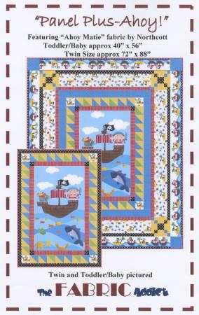 [FA-PPLUS13] Panel Plus-Ahoy Quilt Pattern From The Fabric Addict 