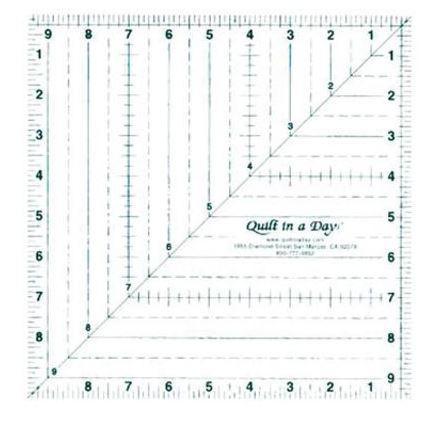 [QD-6858A] Square Up Ruler From Quilt In A Day