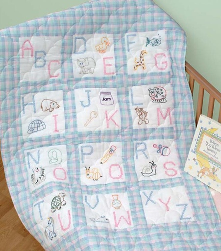 [JD-300-66] Nursery Quilt Blocks: Abc From Jack Dempsey Needle Art