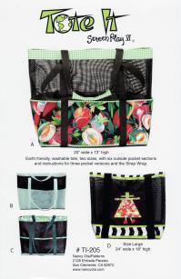 [TI-205] Tote It Screen Play 6 Pattern By Nancy Ota